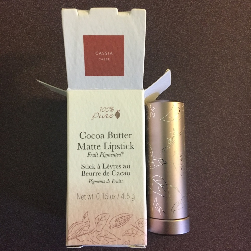 100% Pure Cocoa Butter Matte Lipstick in Cassia
